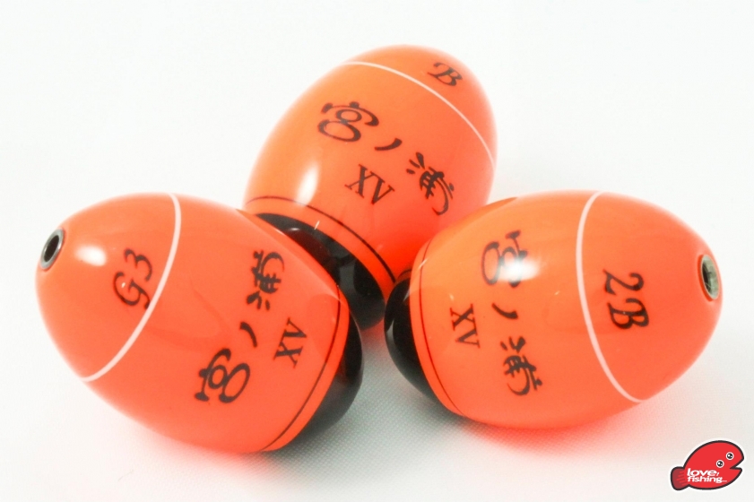 小粒，配合風水中、沉釣法，對應風大時使用。