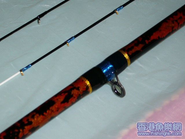 左手面係原裝頭芯，改良後金Guide同藍金線清晰可見