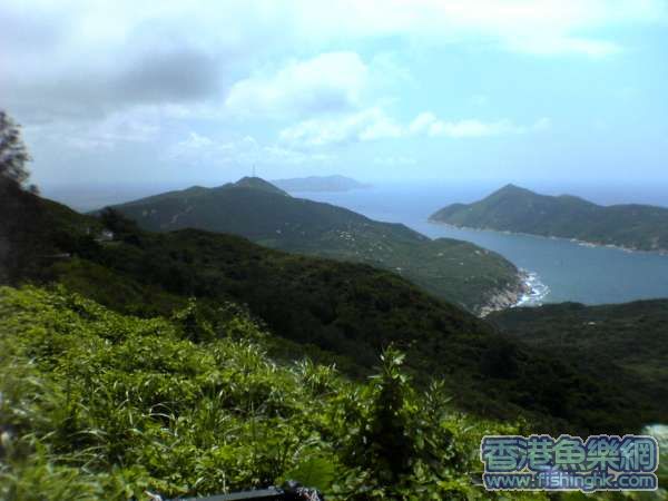 看岸边的浪涌，远望大乌猪洲