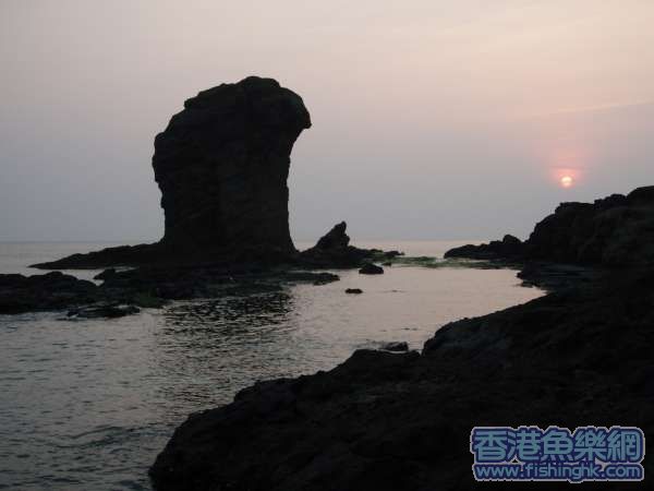 傍晚的鐵鉆嶼 又稱:老二島