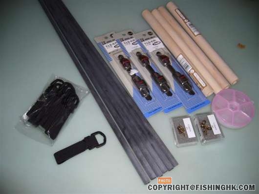小弟家中製筏竿材料!!
