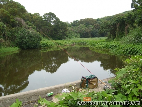 荒廢集水區全景
