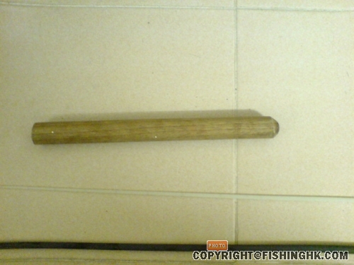 放棄用竹柄,用木柄