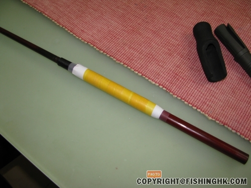 之後用模型膠紙捲厚至所需內徑~!!