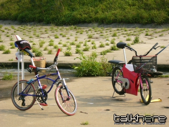 重用飛仔單車來拍位.